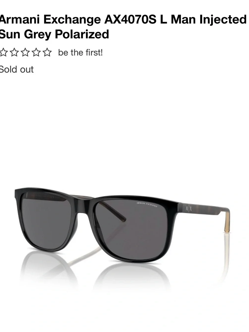 Armani Exchange Sunglasses with Case